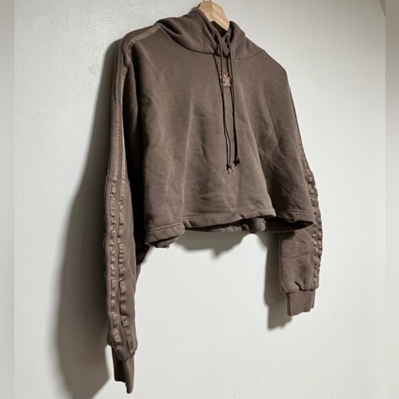 Adidas Originals Cropped Hoodie Sweatshirt – Women’s Medium (M) - Picture 4 of 10
